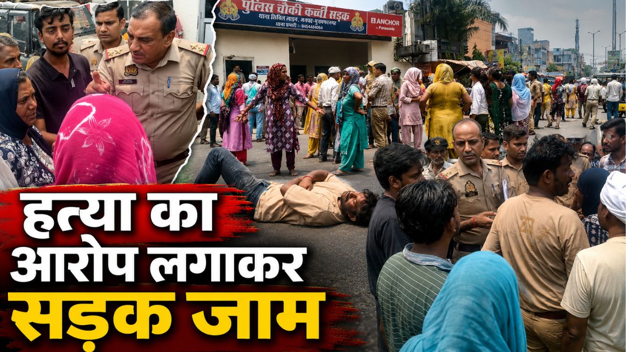 Muzaffarnagar: नाले में मिला युवक का शव? हत्या का आरोप, सड़क जाम; जानिये पूरा मामला