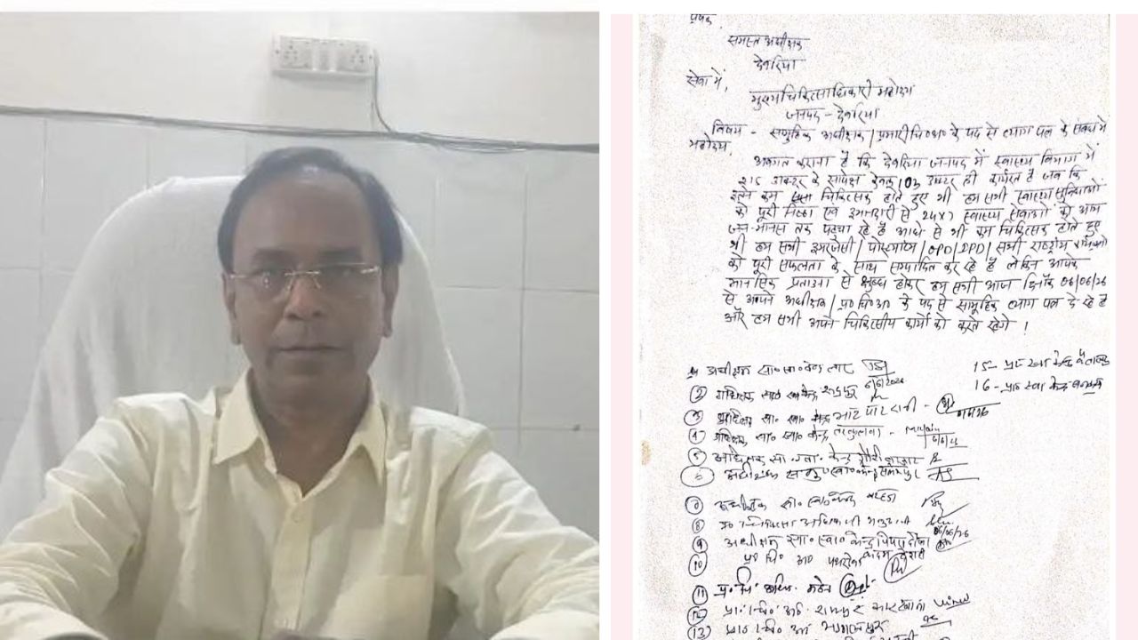 देवरिया स्वास्थ्य विभाग में महाविस्फोट, CHC अधीक्षकों का सामूहिक इस्तीफा; CMO पर प्रताड़ना का आरोप