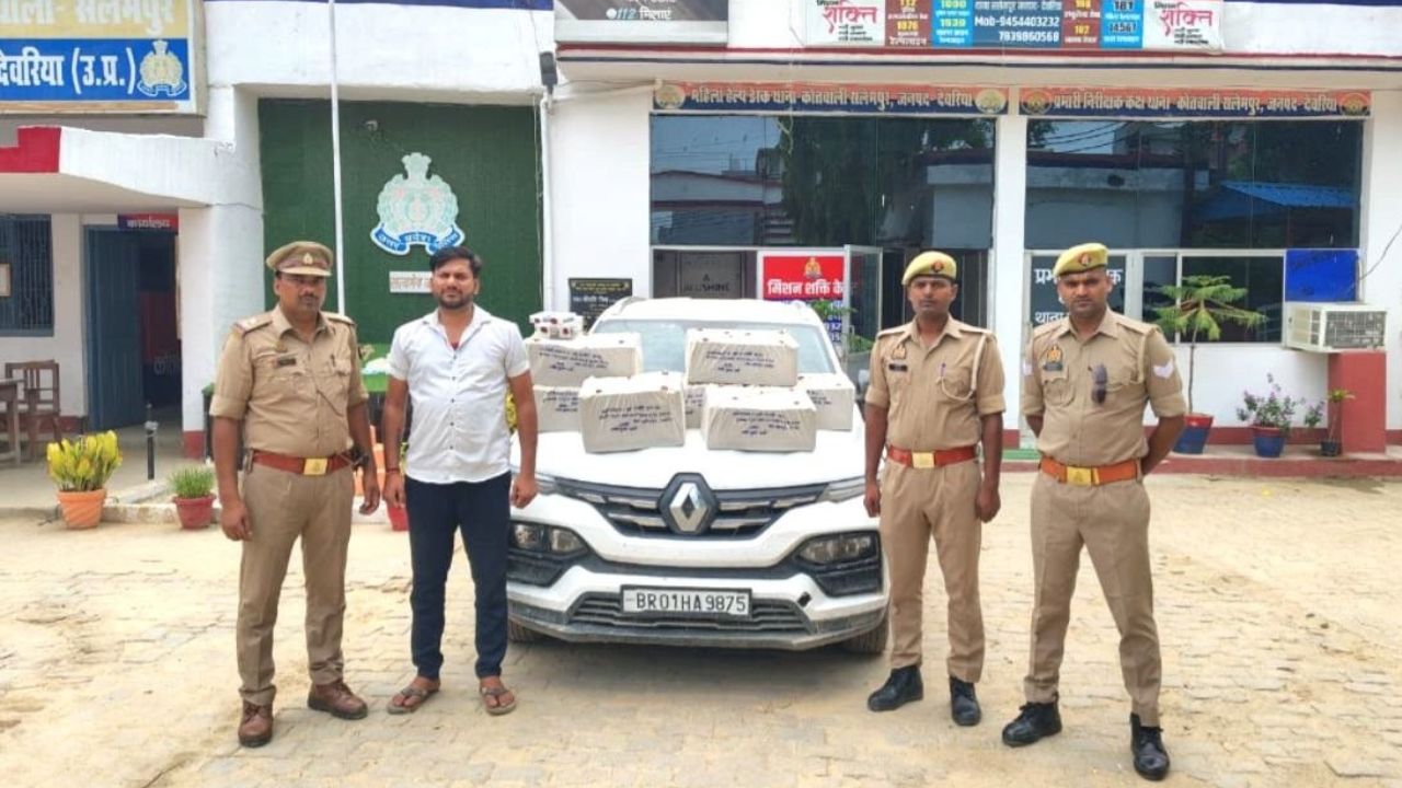 खाकी की सख्ती से टूटा शराब माफियाओं का नेटवर्क, देवरिया पुलिस ने फेल किया तस्करी का बड़ा प्लान