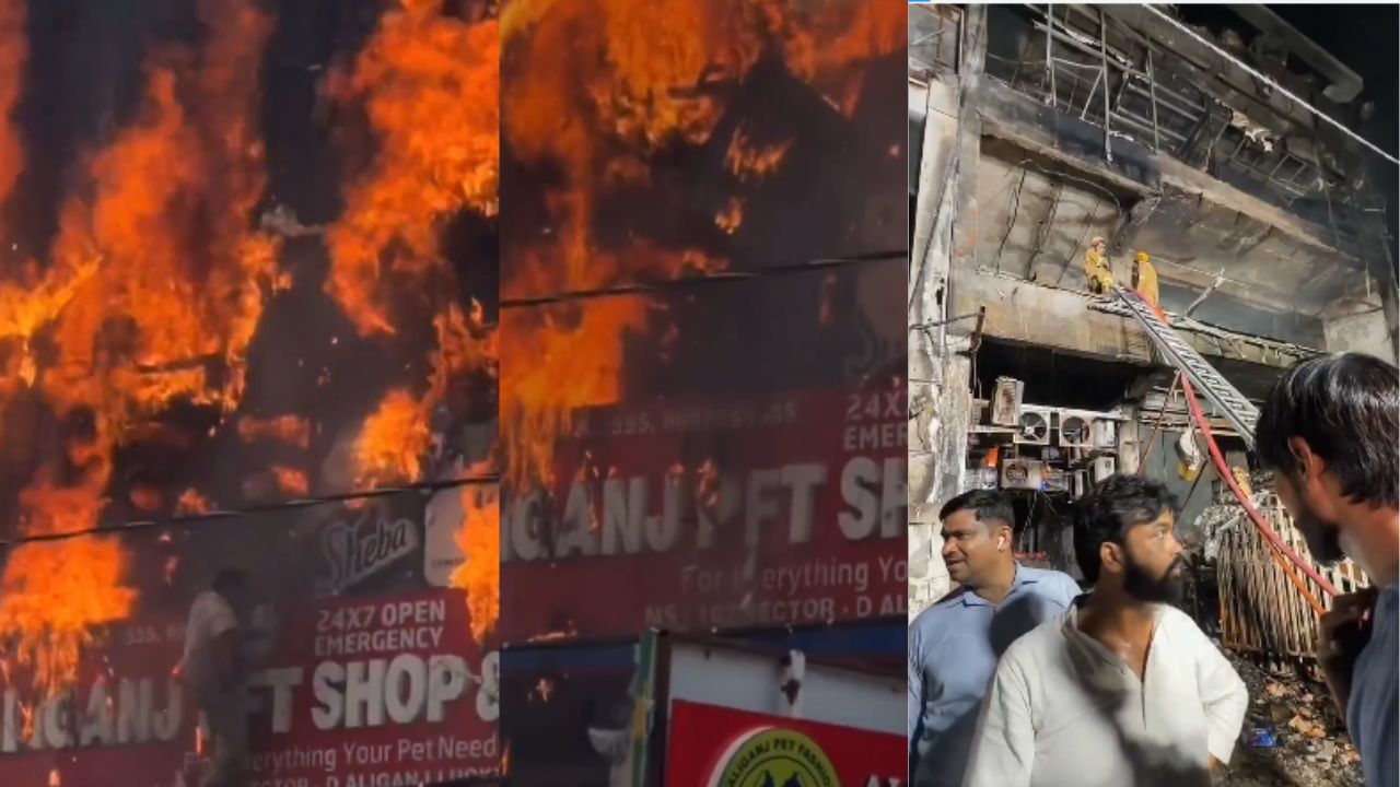 अलीगंज की वो ‘काली इमारत’, जिसकी राख के पीछे छुपा है करोड़ों के जमीन घोटाले और पेपर लीक का खौफनाक सच!