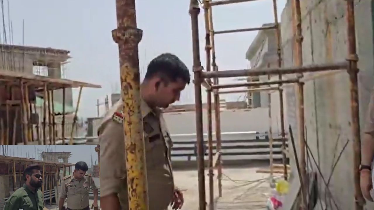 Noida: काम के बीच आया मौत का बुलावा, ऊंचाई से गिरकर दो मजदूरों की मौत