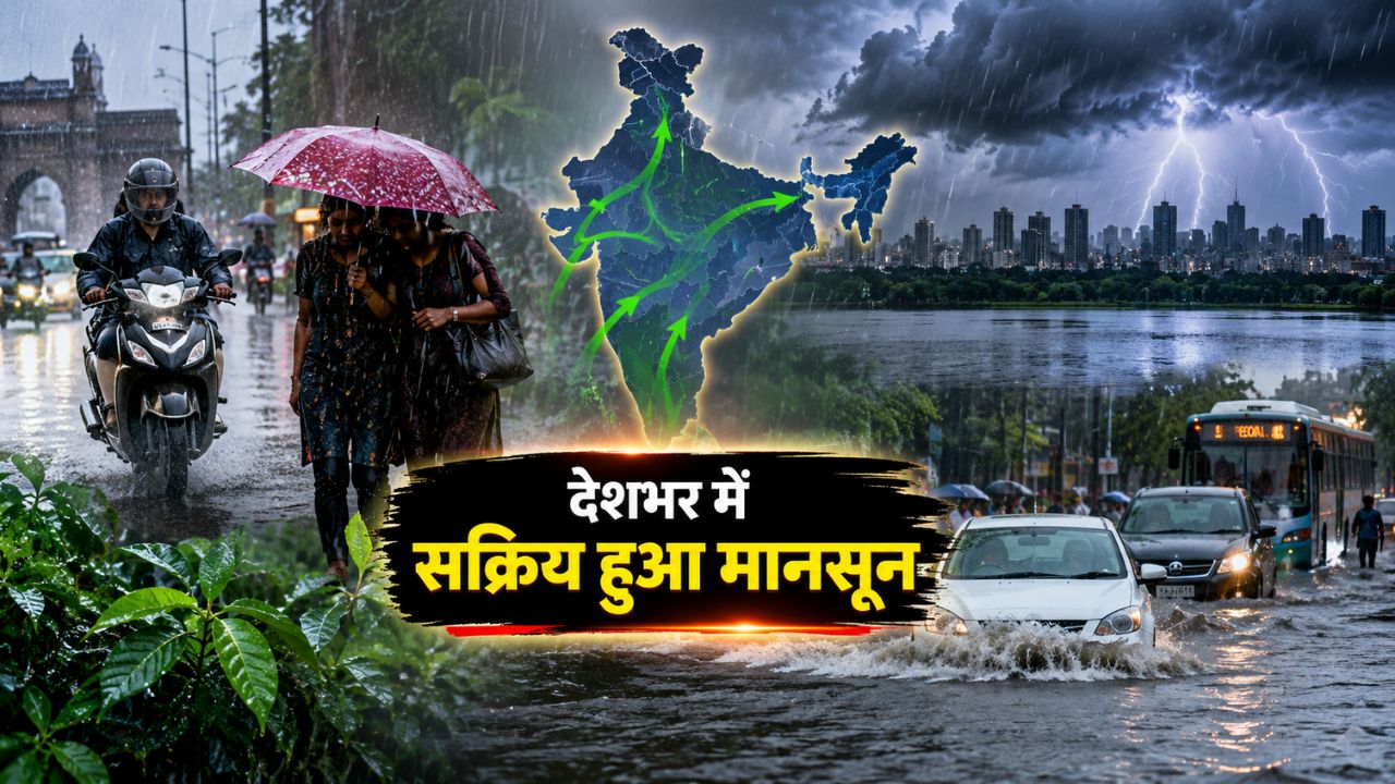 Weather Update: देशभर में सक्रिय हुआ मानसून, UP समेत Delhi-NCR और कई राज्यों में भारी बारिश का अलर्ट