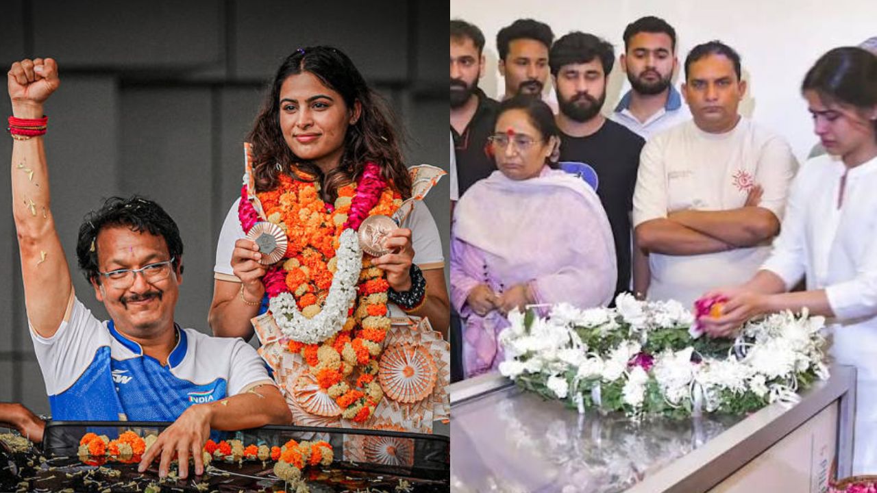 जसपाल राणा के निधन से टूटीं मनु भाकर, कोच को अंतिम विदाई देते वक्त छलक पड़े आंसू