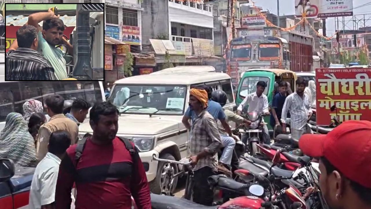 सोनौली बॉर्डर पर ट्रक सीज होने से भड़का चालक, फिर ट्रक पर चढ़कर जो किया उसने सबको चौंकाया