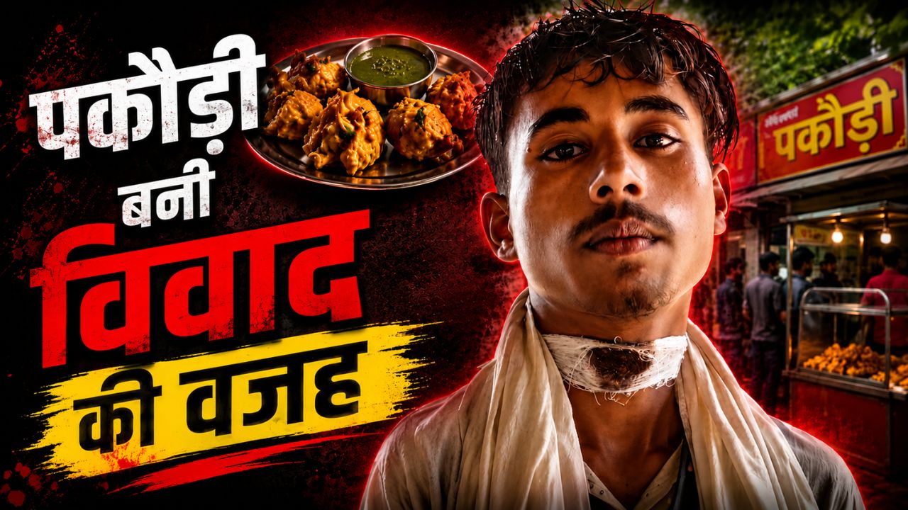 Maharajganj: पकौड़ी नहीं मिली तो निकाला छुरा, देखते ही देखते मच गया हड़कंप
