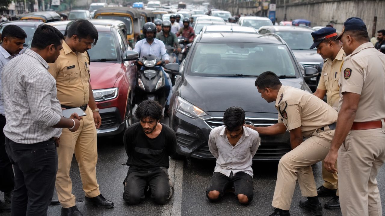 Mumbai: मुंबई में कारोबारी को लूटकर भाग रहे तीन में से दो ऐसे फंसे कि बचना हुआ मुश्किल, मास्टरमाइंड की तलाश तेज