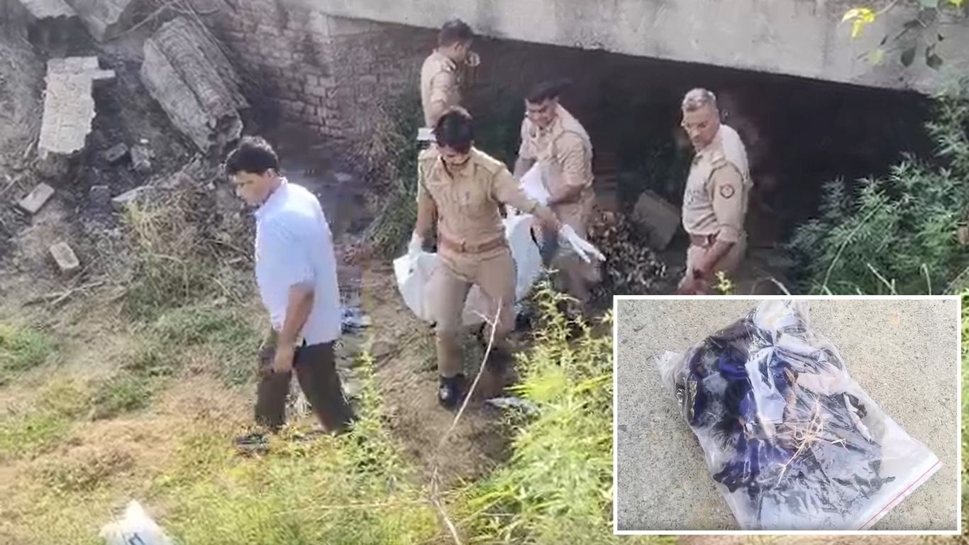 मुजफ्फरनगर में डबल सनसनी: अधजला शव मिला, दूसरी ओर यूरिया माफिया गैंग का भंडाफोड़