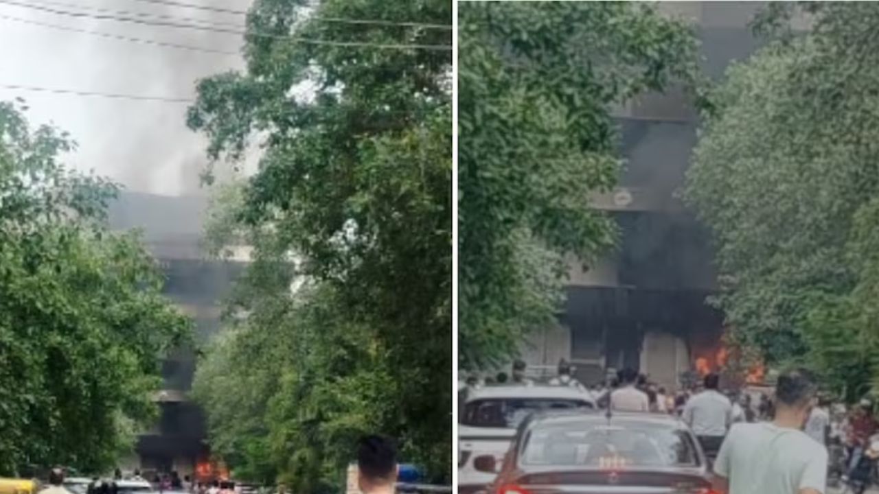 Noida News: सेक्टर-52 में सुबह-सुबह हड़कंप, पीजी बिल्डिंग में आग, धुएं से मचा अफरा-तफरी
