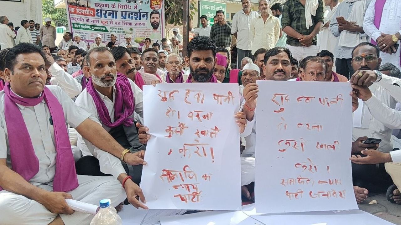 देवरिया में प्रदूषण के खिलाफ आर-पार, ग्रामीणों ने राष्ट्रपति को खून से खत लिखा