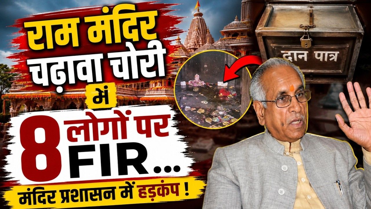 Video: राम मंदिर चढ़ावा चोरी मामले में 8 आरोपी गिरफ्तार, करोड़ों की रिकवरी; जानें कैसे हुआ 200 करोड़ का महाघोटाला!
