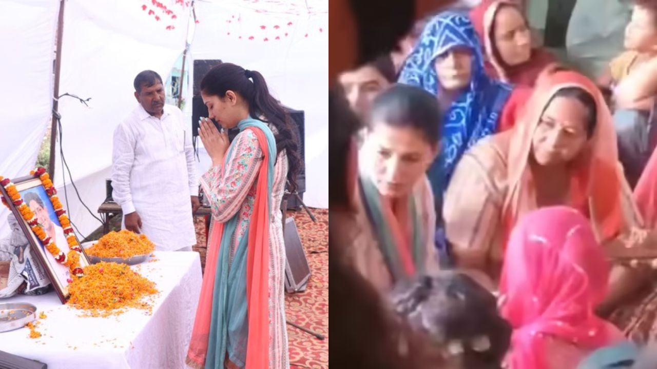 सपना चौधरी पहुंची गाजियाबाद में पेप्सी शर्मा के घर, पत्नी रेनू को गले लगाकर खूब रोईं