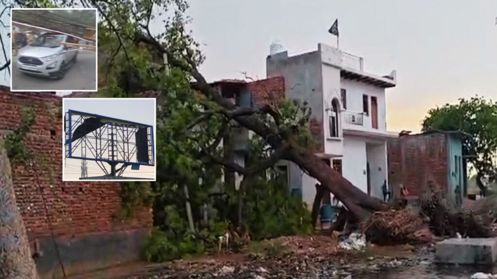 Storm wreaks havoc in Mathura and agra