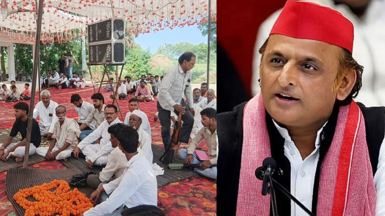 फर्रुखाबाद में कथा मंच से सियासी संदेश, अखिलेश यादव को बताया विकास का चेहरा