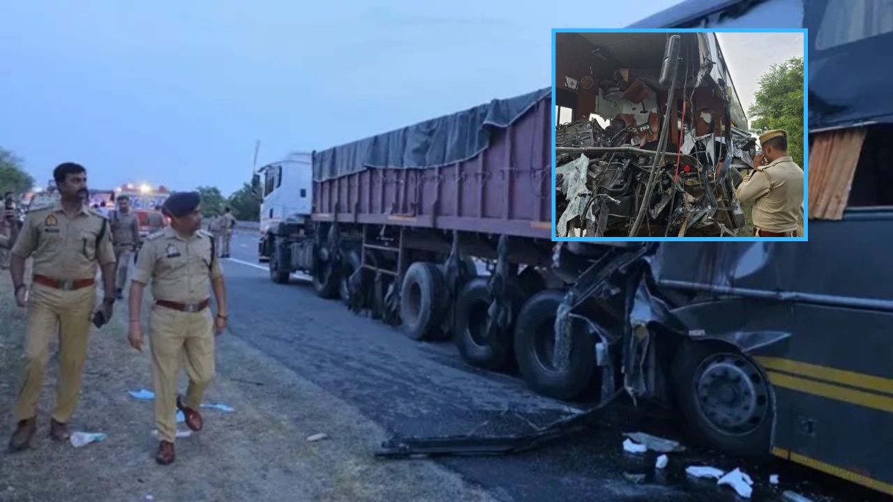 आखिर आधी रात ऐसा क्या हुआ कि ट्रेलर में समा गई बस? 4 की मौत, 25 घायल, ‘नींद की झपकी’ बनी सबसे बड़ी वजह!