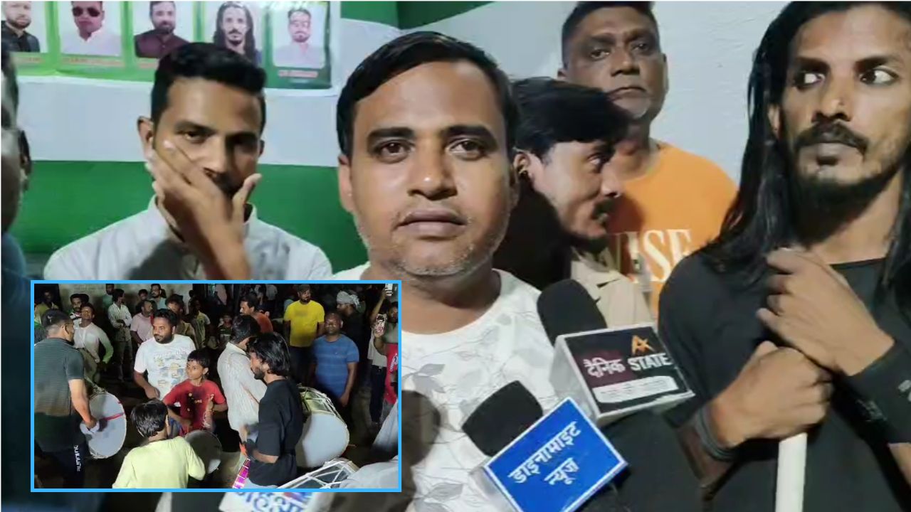 चाईबासा की सड़कों पर आधी रात को गूंजी ढोल-ताशों की आवाज, पारंपरिक हथियारों के साथ उतरे युवा तो थम गईं सबकी निगाहें!