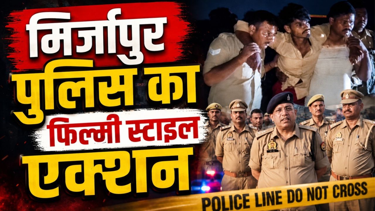 Video: मिर्ज़ापुर में पिकअप का पीछा, पुलिस पर फायरिंग और फिर… फिल्मी स्टाइल में पकड़े गए गौ-तस्कर!