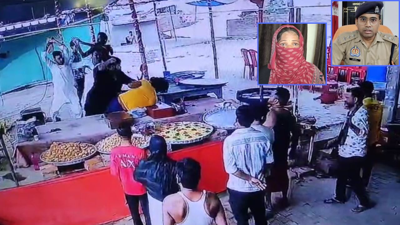 मिर्जापुर में दबंगों का कहर: दुकान में घुसकर कारीगर को जलती लकड़ी से पीटा, वारदात CCTV में कैद