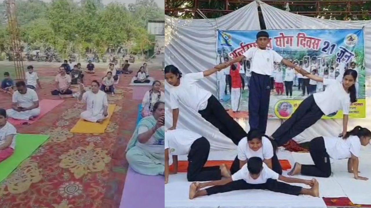 रामनगर में दिखी योग दिवस की अद्भुत झलक! बच्चों से लेकर बुजुर्गों तक… जब सबने एक साथ मिलकर साधा शरीर और मन
