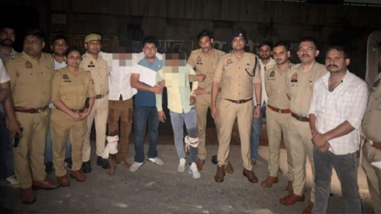 Agra News : ताज नगरी में पर्यटक से लूट करने वाले बदमाशों पर खाकी का प्रहार