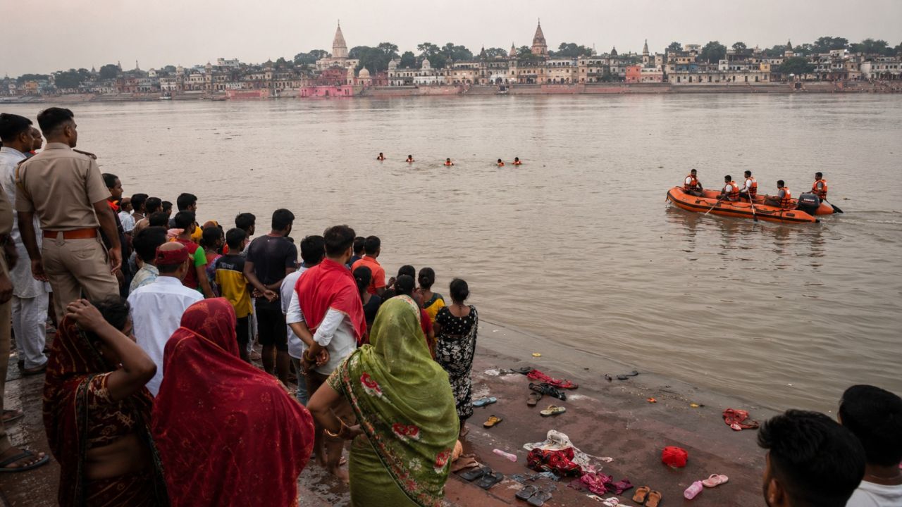 अयोध्या में बड़ा हादसा: नदी में नहाते 5 महिलाएं डूबीं, 3 की मौत, 2 लापता