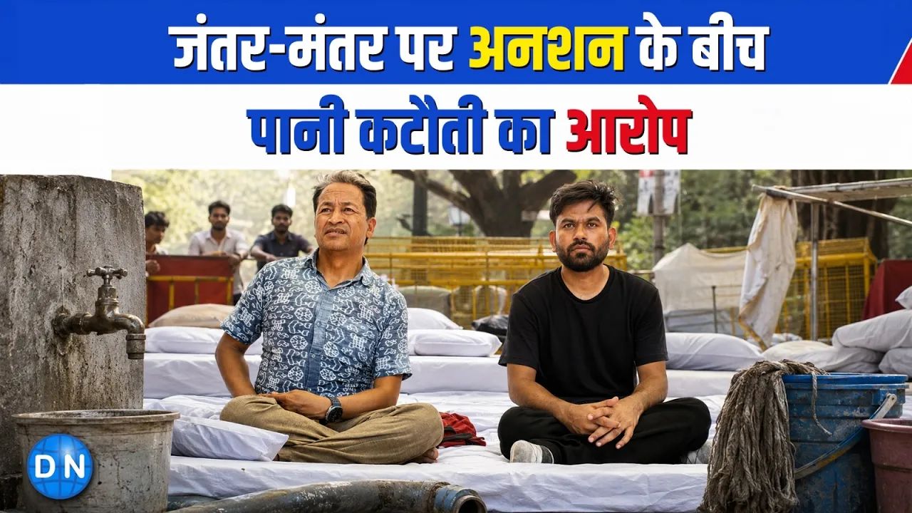 “भूख हड़ताल तो ठीक, पर टॉयलेट-पानी भी बंद?”  सोनम वांगचुक के अनशन को आज दूसरा दिन, जंतर-मंतर बना सियासी अखाड़ा