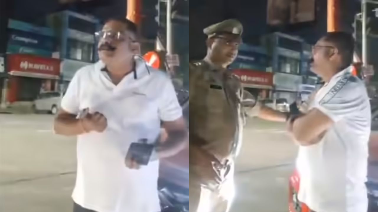 सफेद टी-शर्ट, बड़ी मूंछें और नकली रौब: लखनऊ में पकड़ा गया नोएडा का फेक IPS, वीडियो सोशल मीडिया पर वायरल