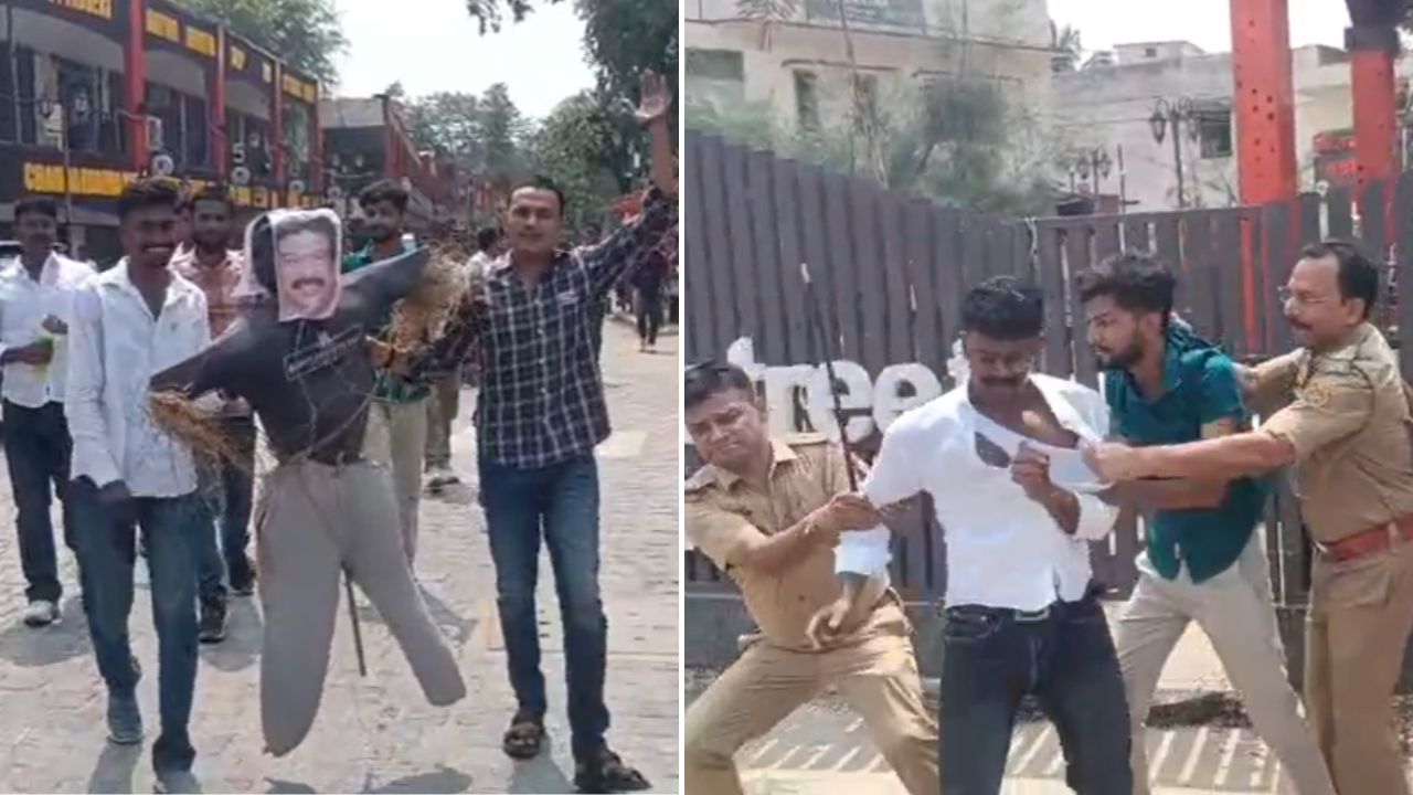 “पुतला नहीं फूंकने दिया तो खुद को लगा लूंगा आग…” गोरखपुर पुलिस ने प्रदर्शन रोक 3 छात्रों को किया गिरफ्तार