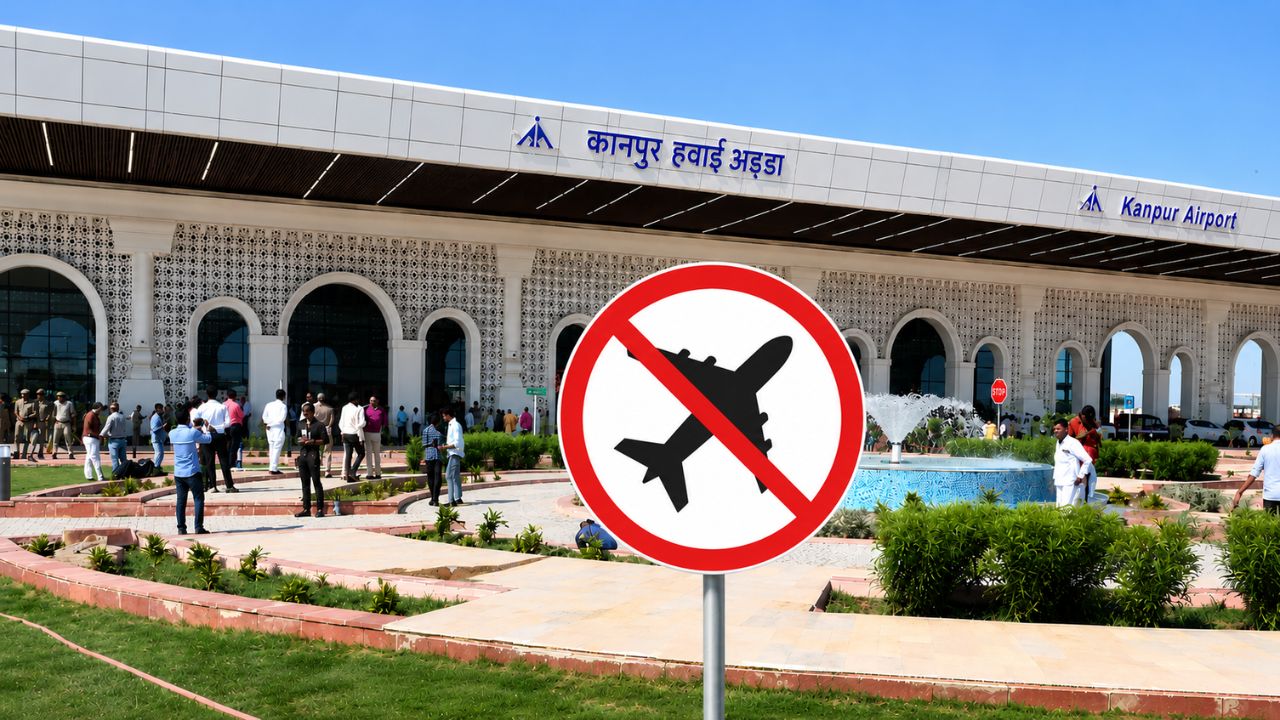 कानपुर एयरपोर्ट से अचानक बंद हुई हैदराबाद फ्लाइट, अब सिर्फ इन 3 शहरों के लिए मिलेगी सीधी उड़ान