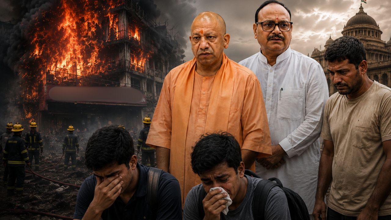 Lucknow Fire Tragedy: मंत्री जी रोए, CM का दौरा रद्द… चीख-पुकार के बीच उजड़े परिवारों का सवाल- लखनऊ अग्निकांड का दोषी कौन?