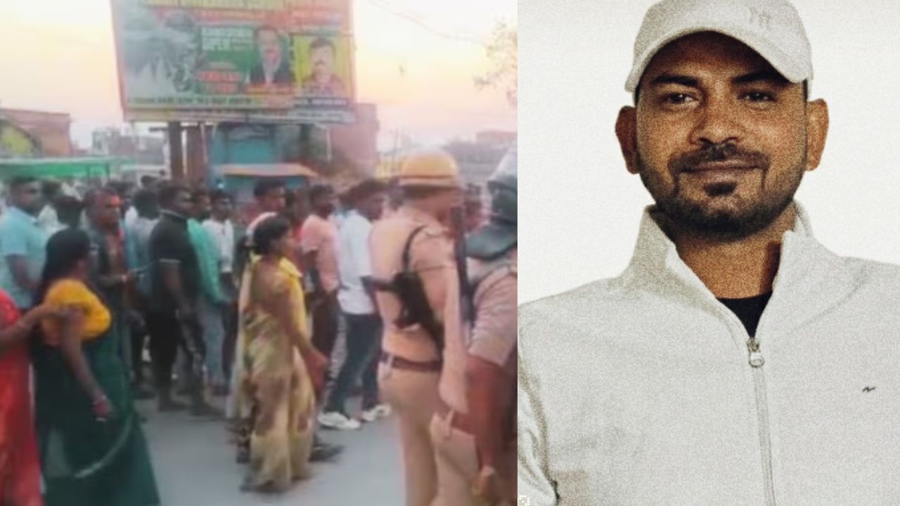 गाजीपुर में तनाव : एनकाउंटर में मारे गए कमलेश के बाद सड़क पर हिंसा, पथराव में पुलिस घायल