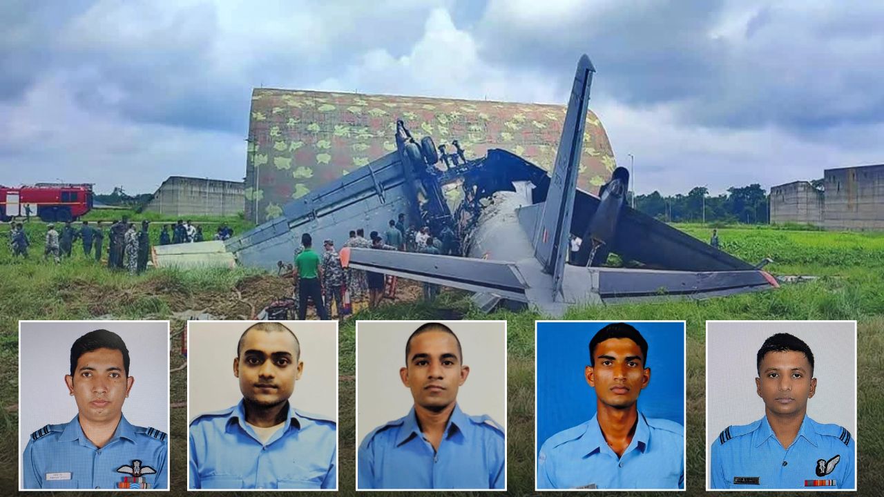 Assam Plane Crash: जोरहाट एयरबेस पर विमान हादसे में पांच जवान शहीद, सह-पायलट की जान बची