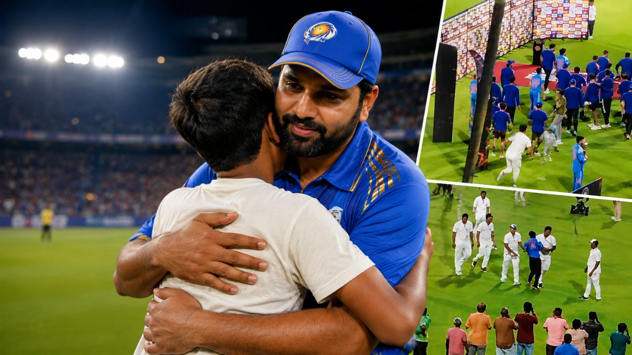 सुरक्षा घेरा तार-तार, जानिए कैसे Rohit Sharma के पास स्टेडियम की दीवारों को लांघकर पहुंचा जबरा फैन