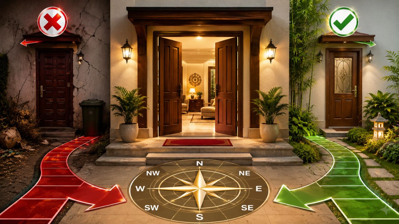 Vastu Tips: मुख्य द्वार की दिशा बदल सकती है आपकी किस्मत, जानें किस एंट्री से होता है भारी नुकसान