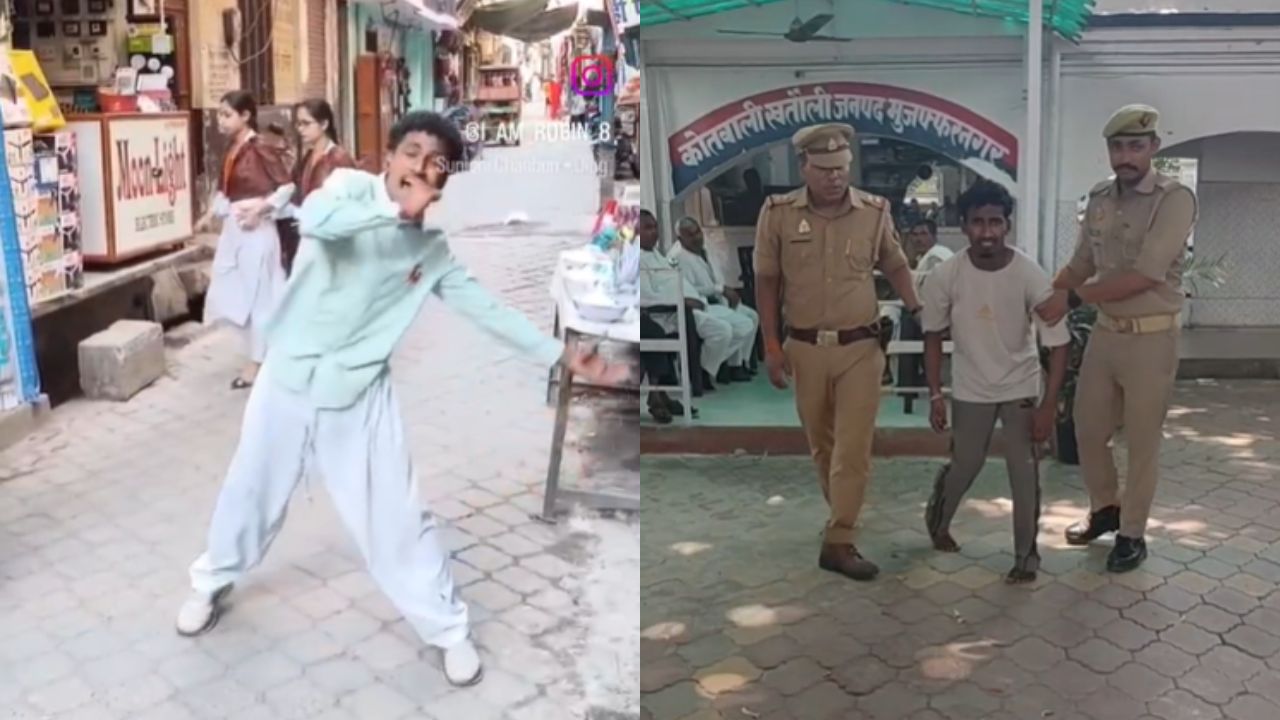 रील का ऐसा नशा कि छात्राओं का रास्ता रोक दिया! सड़क पर भद्दे डांस का वीडियो वायरल, पुलिस ने ऐसे उतारा भूत