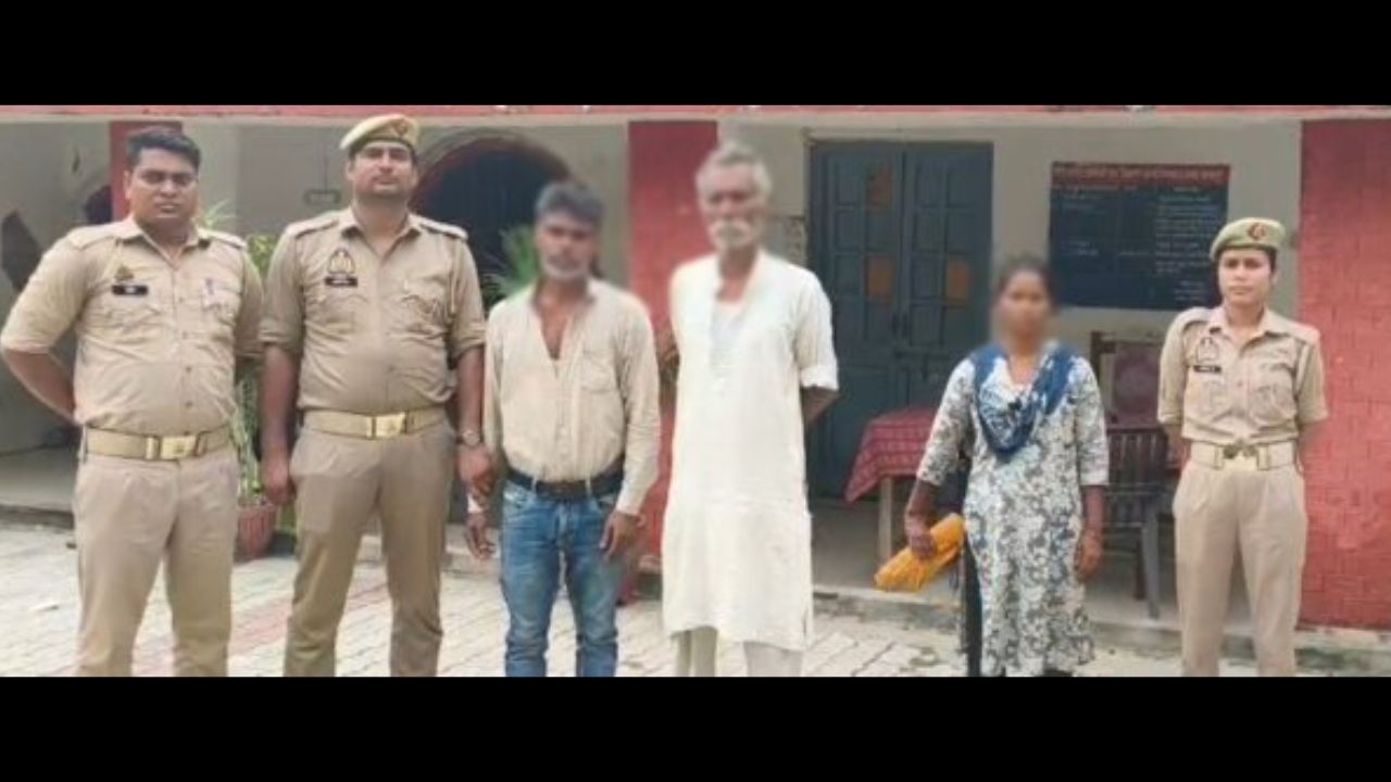 गोरखपुर में महिला पर जानलेवा हमला, पिता-पुत्र और बेटी समेत एक ही परिवार के तीन आरोपी गिरफ्तार