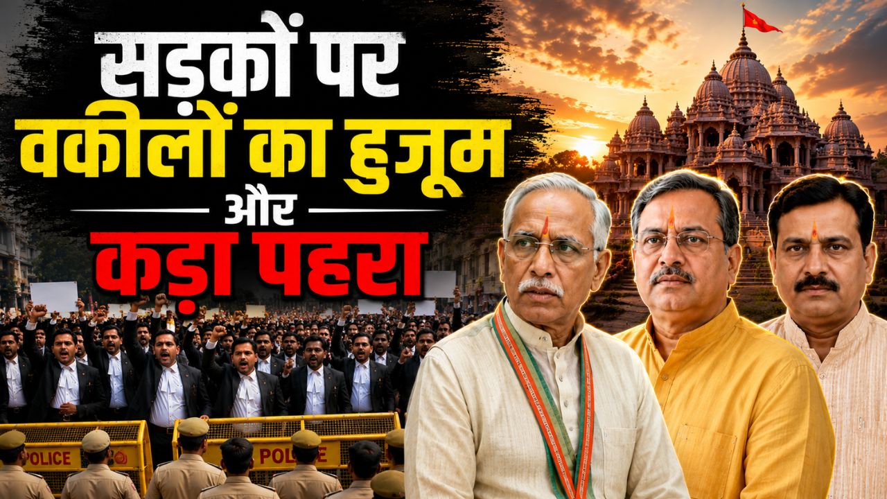 Ayodhya News: राम मंदिर चढ़ावा विवाद में सड़कों पर उतरे वकील, चंपत राय समेत 3 पर FIR की मांग!