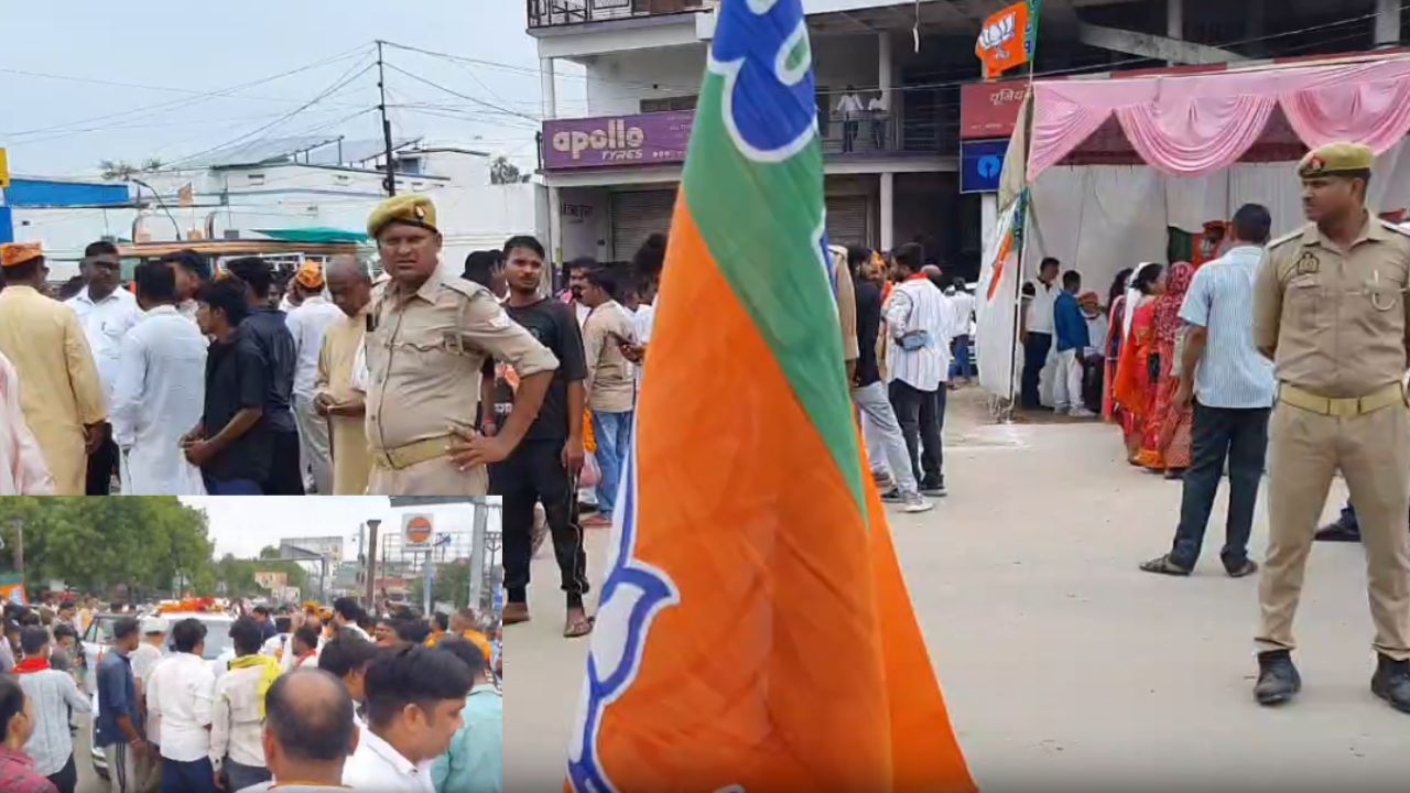 मंच पर संग्राम: चंदौली में स्वागत के दौरान नेता आपस में ही भिड़े, प्रदेश भाजपा अध्यक्ष ने गुस्से में छोड़ा कार्यक्रम