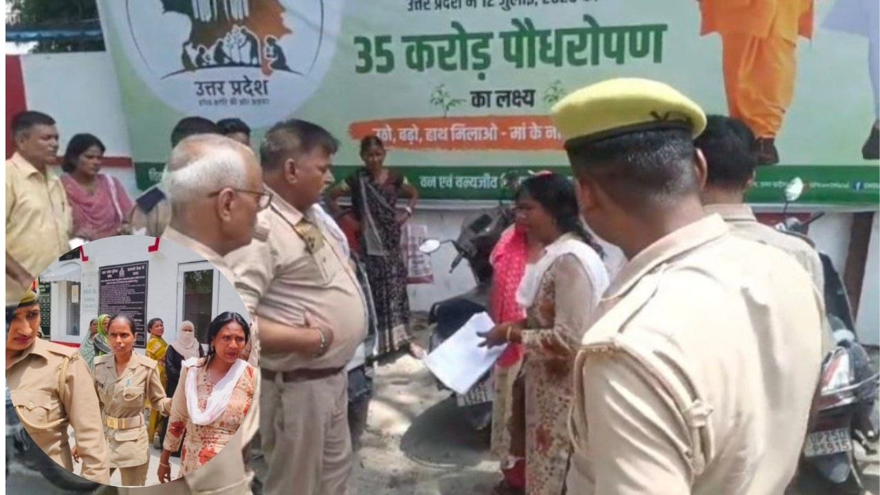 सुनवाई नहीं हुई तो दे दूंगी जान… बरेली एसएसपी दफ्तर के बाहर महिला ने खुद को आग लगाने की कोशिश की, देखें क्या हुआ