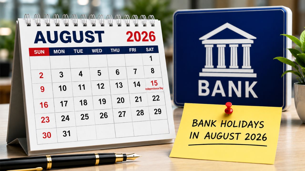 Bank Holidays August 2026: महीने में 14 दिन बंद रहेंगे बैंक, ब्रांच जाने से पहले देखिए छुट्टियों की लिस्ट