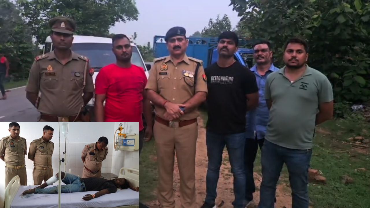 रात के अंधेरे में मवेशी चोरी का बड़ा प्लान… चंदौली पुलिस ने एनकाउंटर कर ऐसे सिखाया सबक!