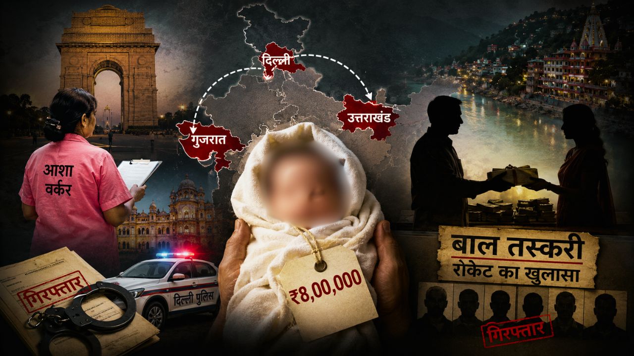 दिल्ली से गुजरात-उत्तराखंड तक फैला महाजाल, 8 लाख में बिकती रहीं मासूम जिंदगियां, आशा वर्कर और कलयुगी माता-पिता बेनकाब