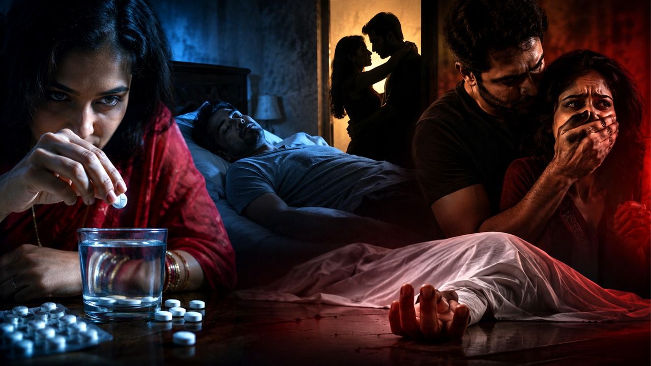 पहले पिलाई नींद की गोलियां… फिर घोंटा गला; आपत्तिजनक हालत में पकड़े जाने के खौफ से पत्नी ने प्रेमी संग रची खौफनाक साजिश