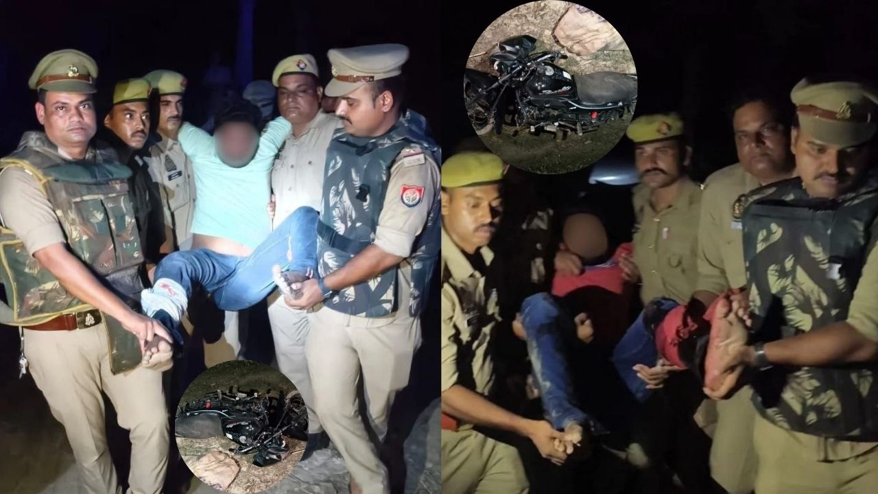 Fatehpur: पुलिस का गौकशों पर बड़ा एक्शन! जवाबी फायरिंग के दौरान पैर में लगी गोली, जानिए कौन हैं आरोपी?