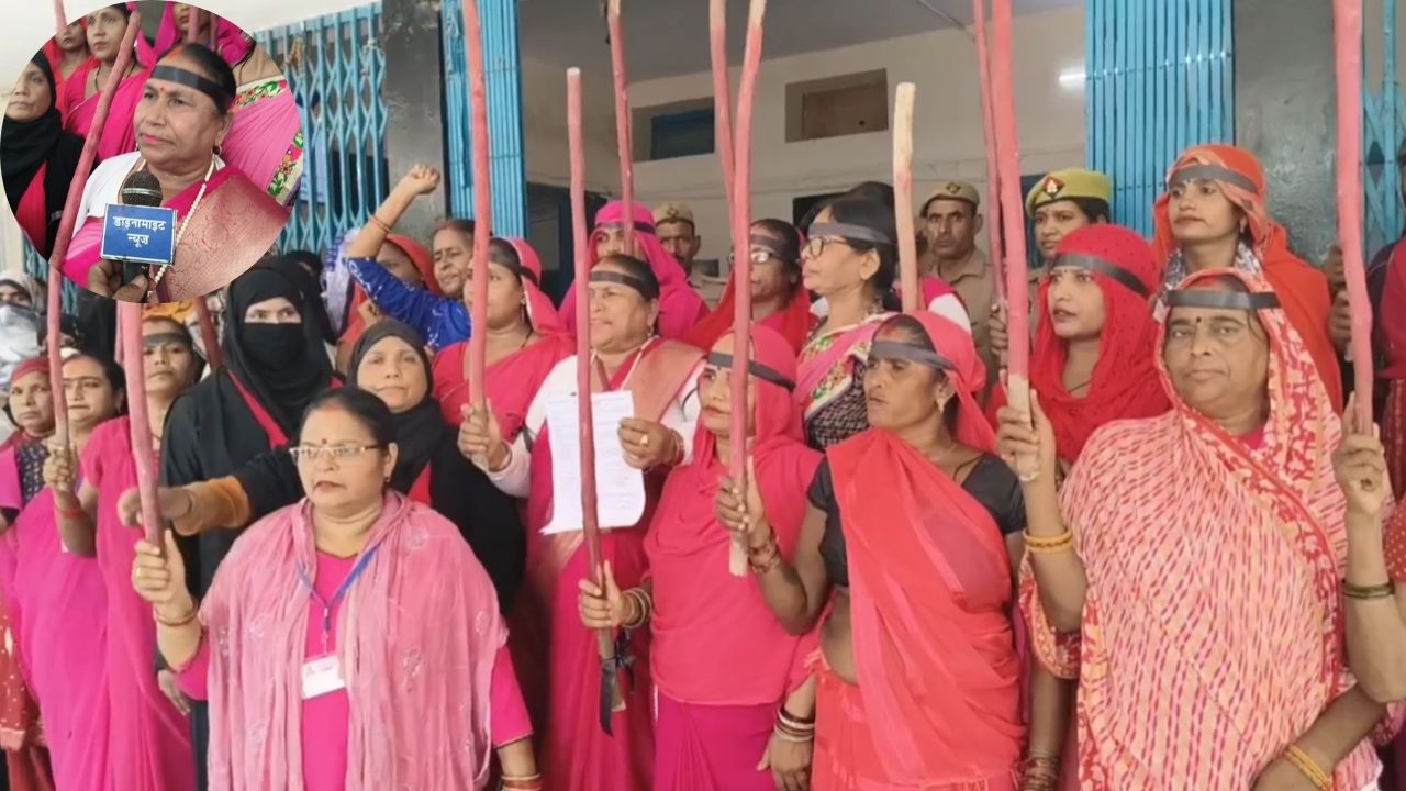 Fatehpur: दिल्ली छात्र बर्बरता पर राष्ट्रपति और DM को सौंपा ज्ञापन, जानिए गुलाबी गैंग ने क्यों खोला प्रशासन के खिलाफ मोर्चा?