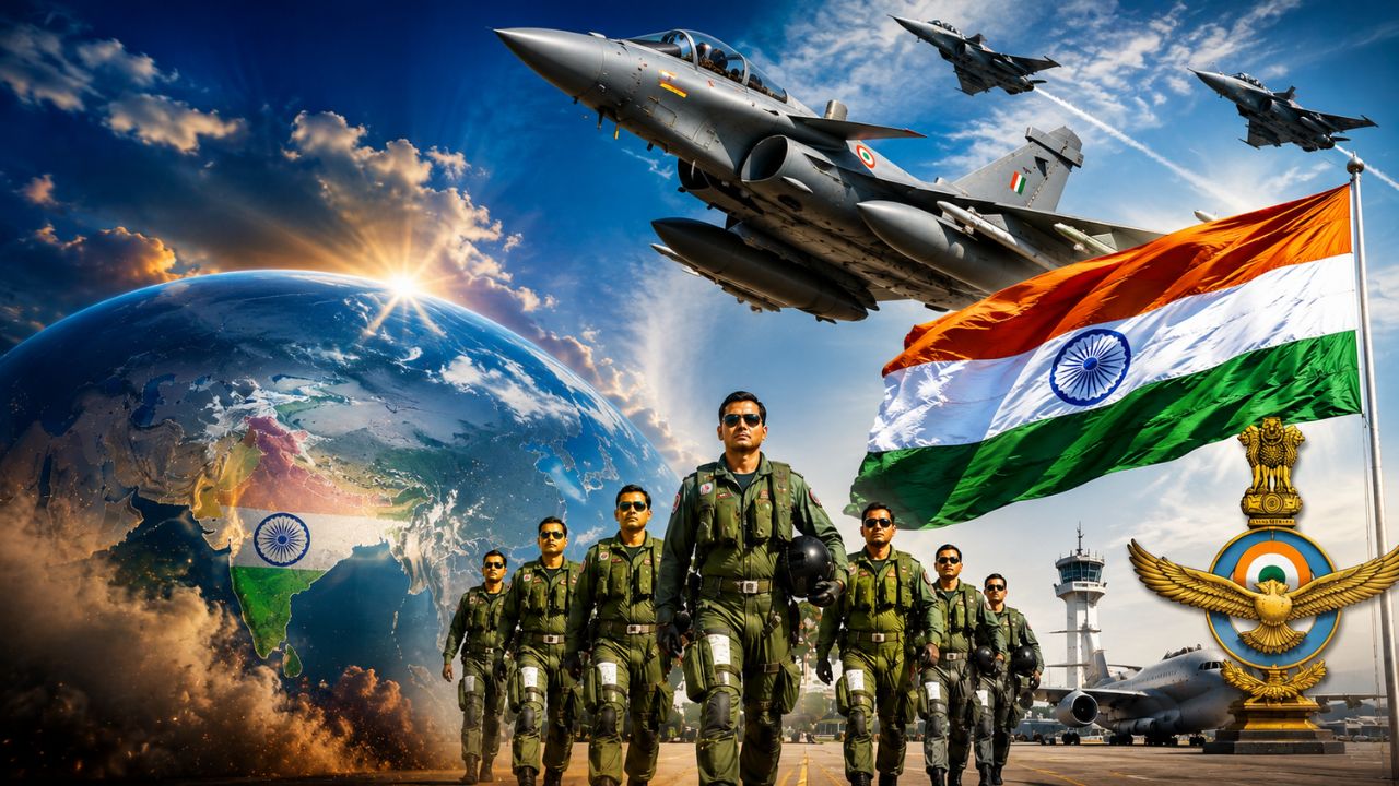 टॉप-10 से पाकिस्तान आउट, चीन को पछाड़ छठे पायदान पर चमकी भारतीय वायुसेना, जानिए नंबर-1 पर कौन
