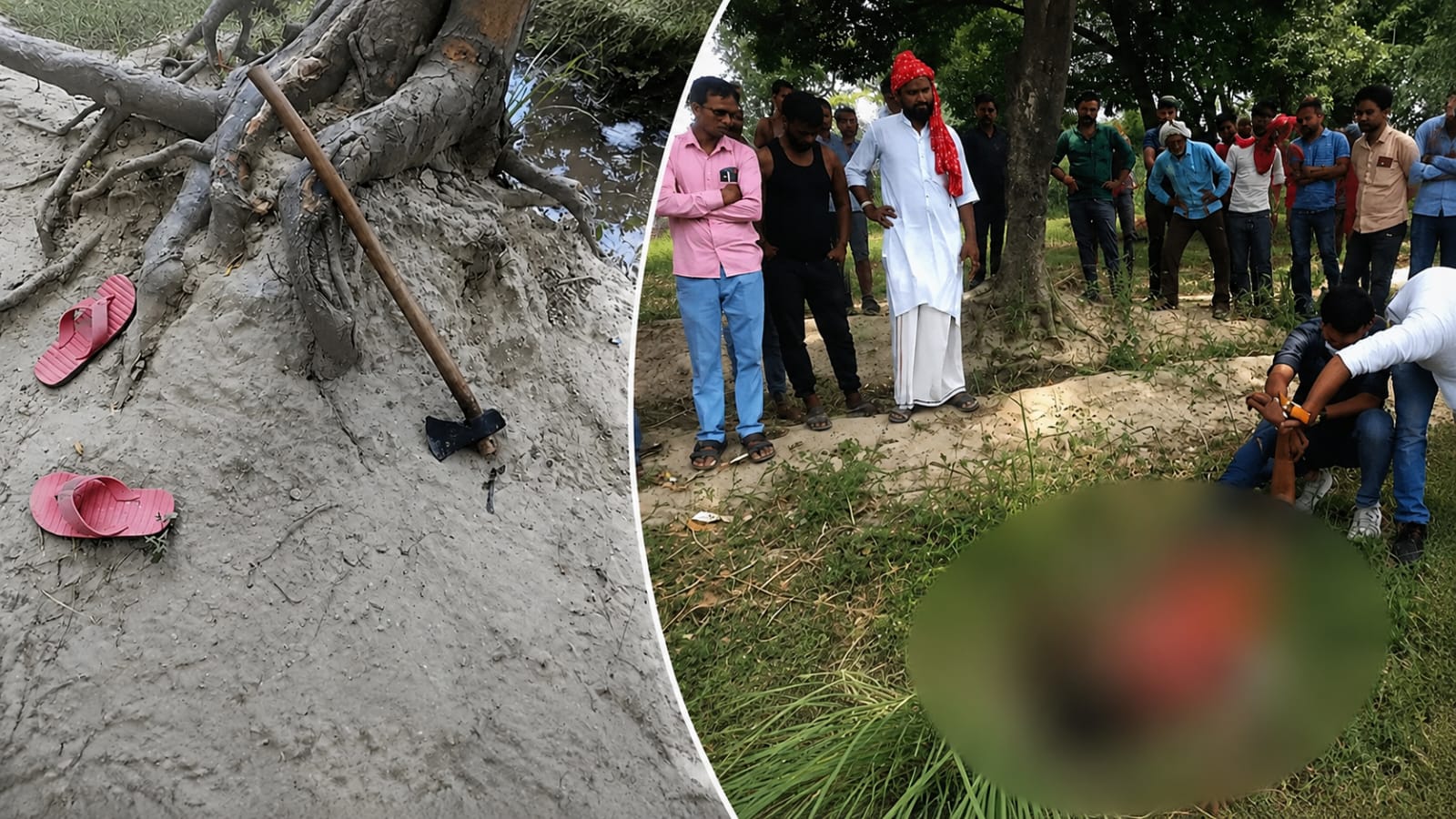 पत्नी पर कुल्हाड़ी से जानलेवा हमला कर भागा पति, कुछ देर बाद इस हाल में मिली उसकी लाश