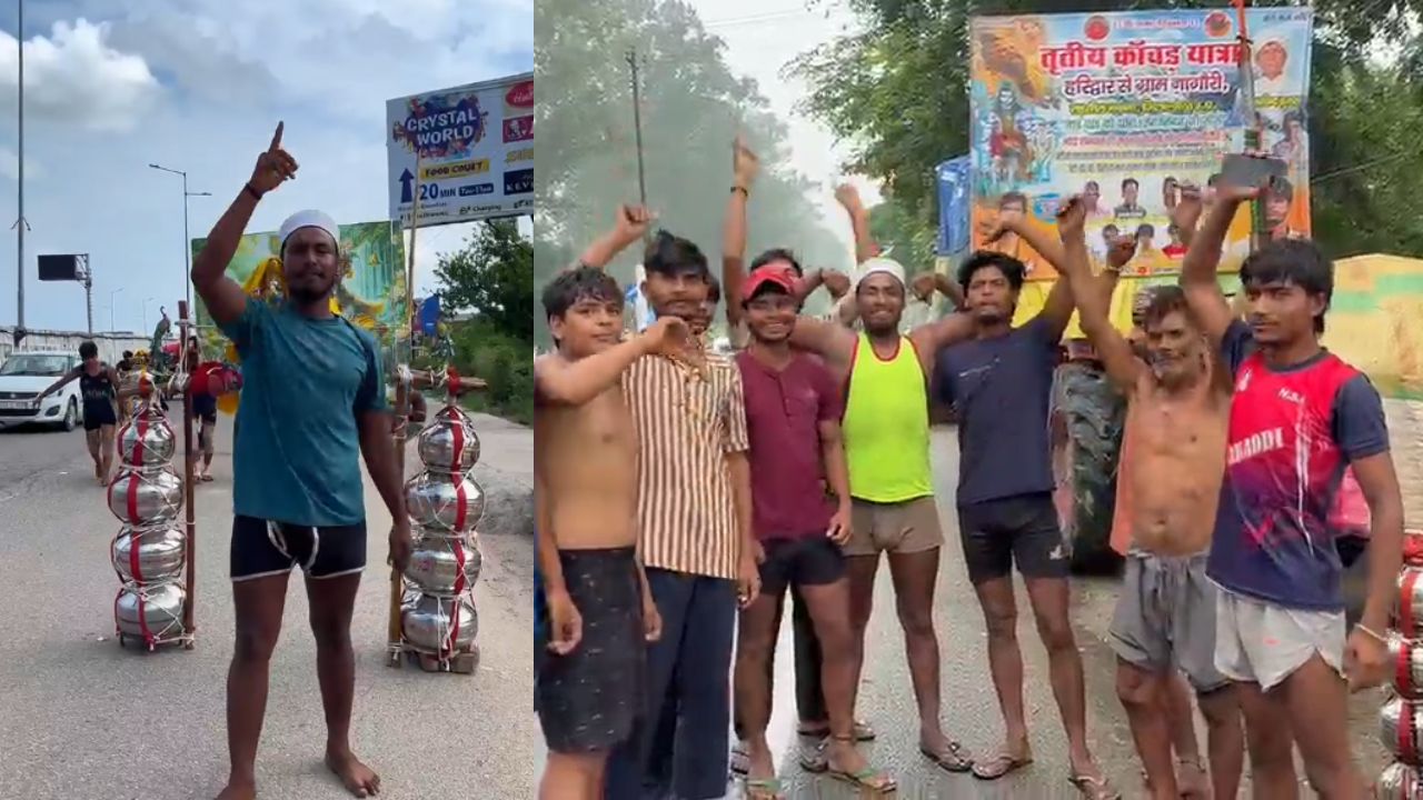 गंगा-जमुनी तहजीब की जीती-जागती तस्वीर: जब हिंदू दोस्त के साथ कांवड़ उठाकर निकला मुस्लिम युवक, हर कोई कर रहा सलाम
