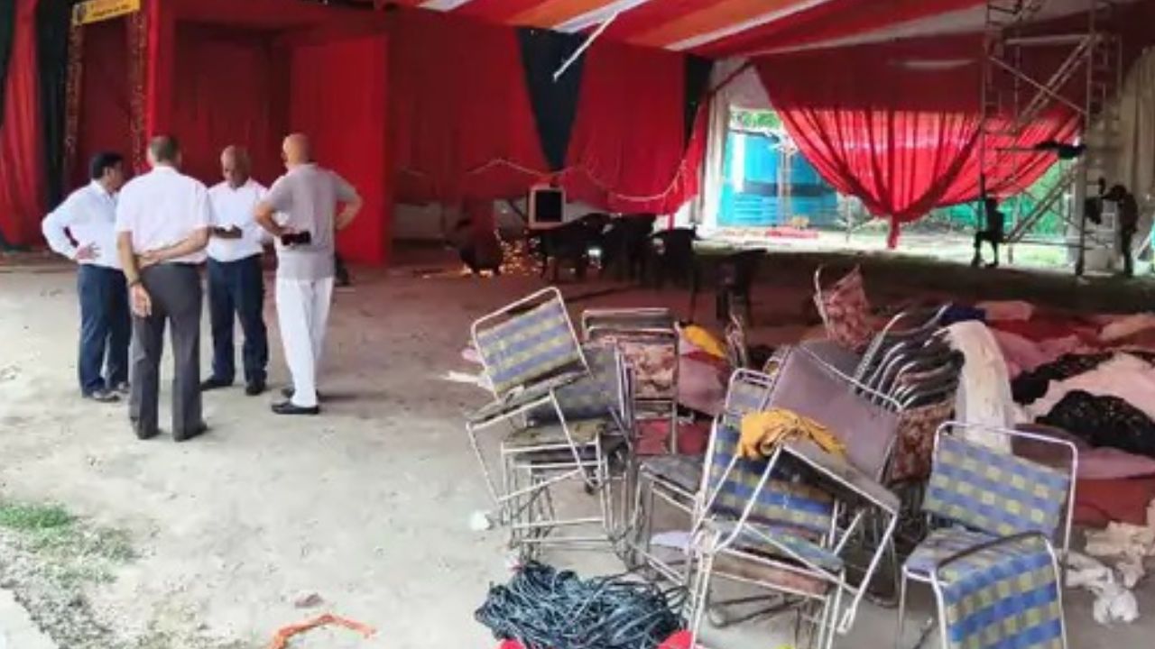 नोएडा बॉर्डर पर तैयार हो रहा भव्य कांवड़ सेवा शिविर, 24 घंटे चलेगा भंडारा, रोज 5 हजार से ज्यादा आएंगे कांवड़ियां