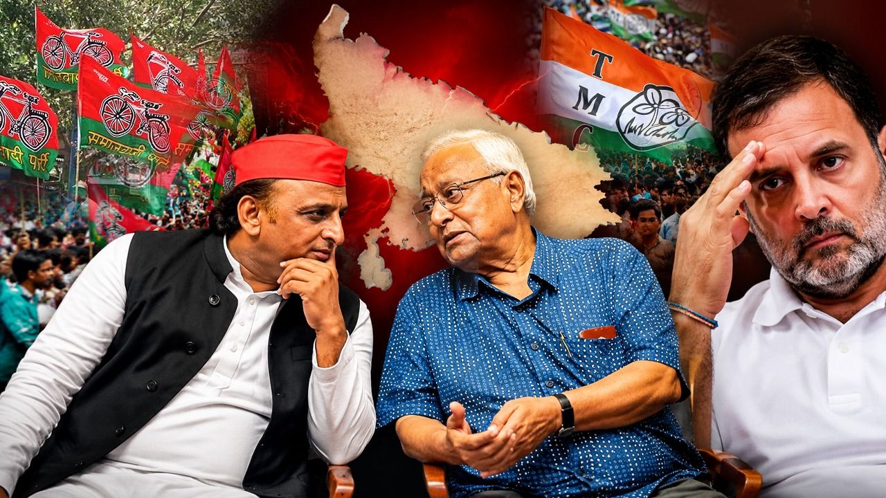 दिल्ली से लखनऊ तक सियासी हलचल तेज, अखिलेश यादव और सौगत रॉय की मुलाकात से कांग्रेस की धड़कनें बढ़ी