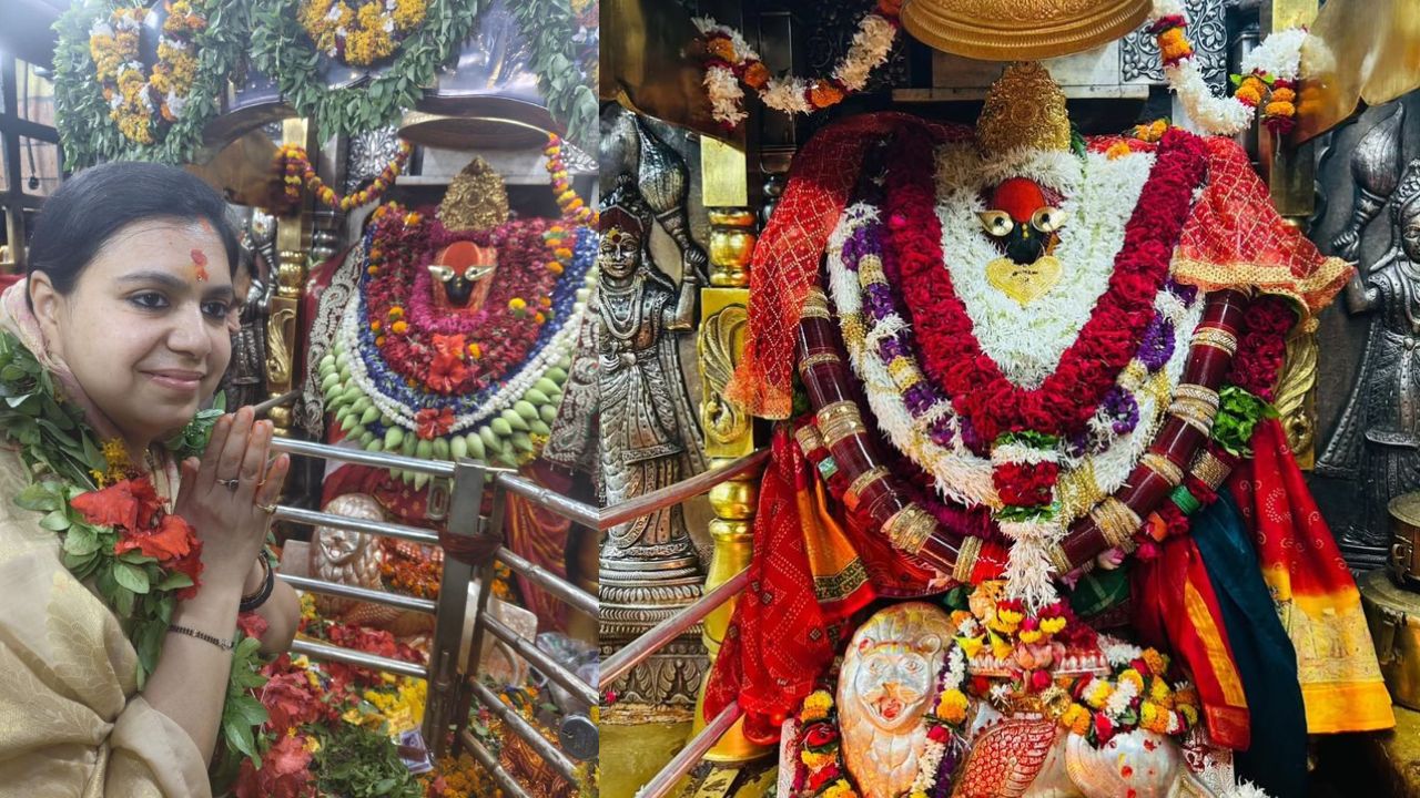 मिर्जापुर में दिखा पूर्व डीएम दिव्या मित्तल का जबरदस्त क्रेज! मंदिर पहुंचीं तो मिलने वालों की लगी भीड़, पुरानी यादें हुईं ताजा
